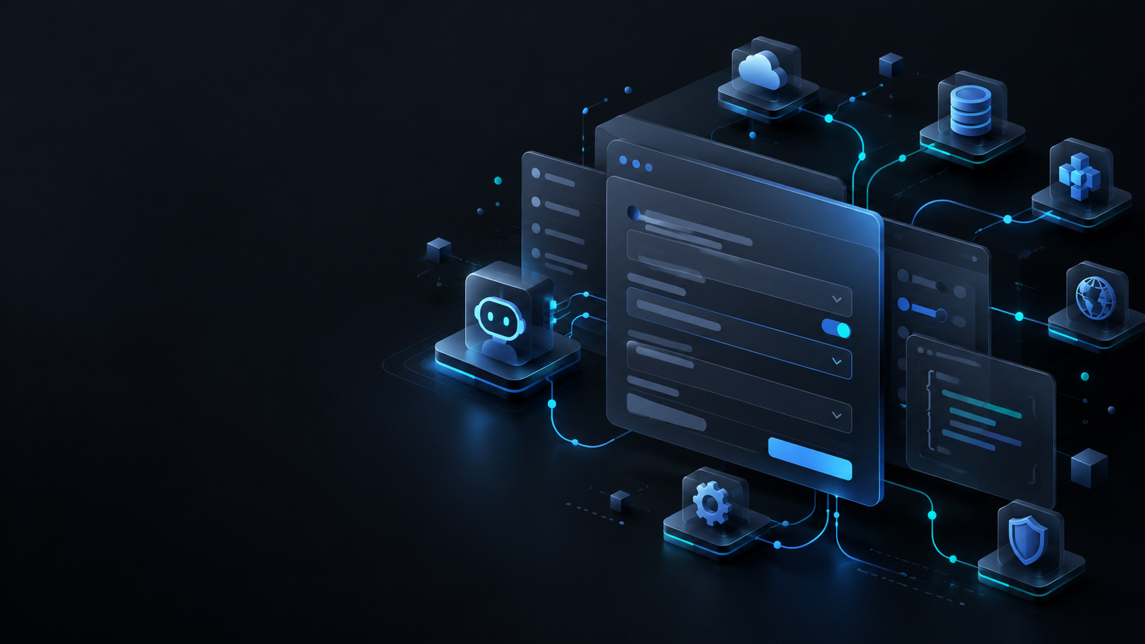 第三方 API、Provider 配置与编码助手连接主题示意图